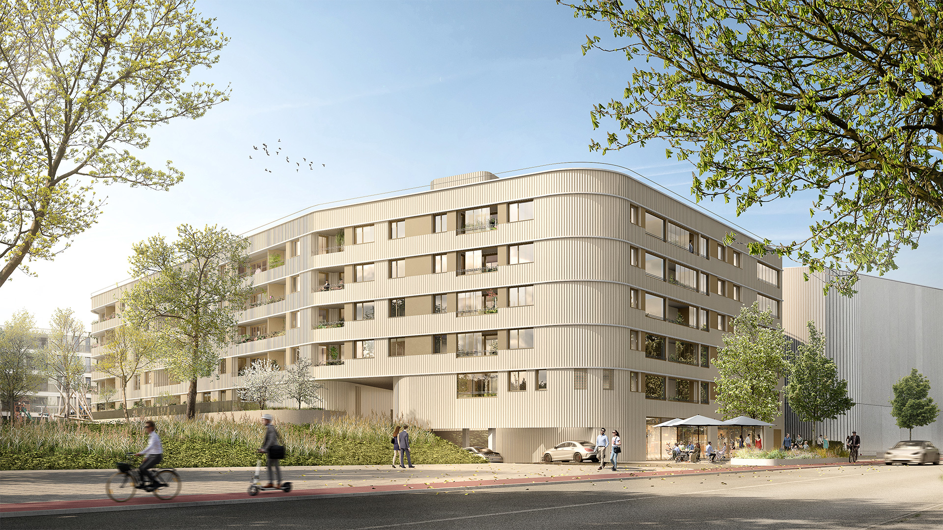 Neubau von Mehrfamilienhäusern – München